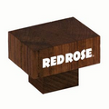 Wood Riser - 3.2" x 2.4" x 2.4" - Brazilian Cherry Edge Grain - Lifted